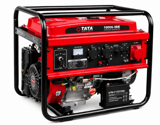 Генератор бензиновий TT AGRO MOTO ZX10000-3DE з електростартером 230В/ 380В.